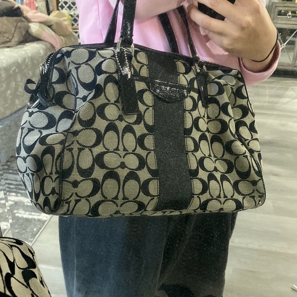 Coach Bags Coach Shoulder Bag Black And Gray Poshmark